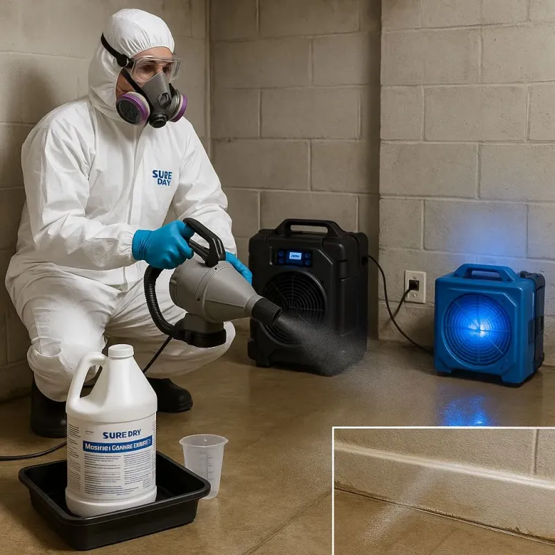 Sanitization and Odor Removal process in Maybrook, NY